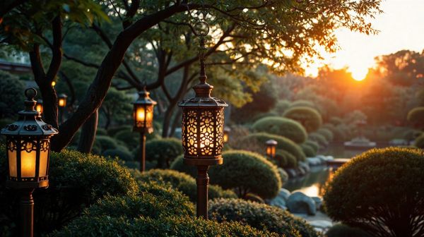 Top 10 lanternes japonaises pour un jardin zen parfait